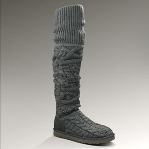 NEW WOB UGG Over the knee Knit Boots NWOB